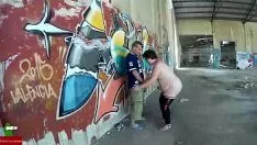 Putar Seks kotamadya berhasil menjadi pagar lilin graffito adr055
