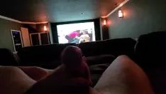 Abspielen Masturbieren zum Porno in meinem Hausbrett mit Wandstimme