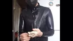 Redare Tip în jachetă de piele crown putt mănuși de box