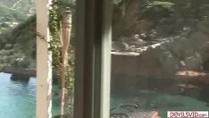 চালান গরম treadmom শৃঙ্গাকার সিঁড়ি তার চোদা দেয়