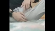 Play Unusual male person cotton plant knickers onanism