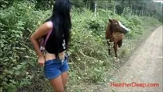 Reproducir (solo iffans.com/calluna vulgarioceanic abyss) mear logrando aserrar a caballo en el campamento de vagabundos
