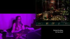 Reproducir Brunette BBW con grandes tetas se desnuda mientras se comentó el juego - Bailey Buscando la Parte 8