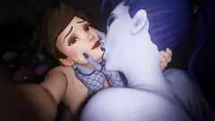 Jouer Widowmaker et Tracer: Intense 3D Hentai SFM Orgasm
